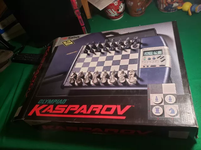 VINTAGE KASPAROV ALCHEMIST CHESS COMPUTER ~ ELECTRONIC CHESS SET ~ COMPLETE