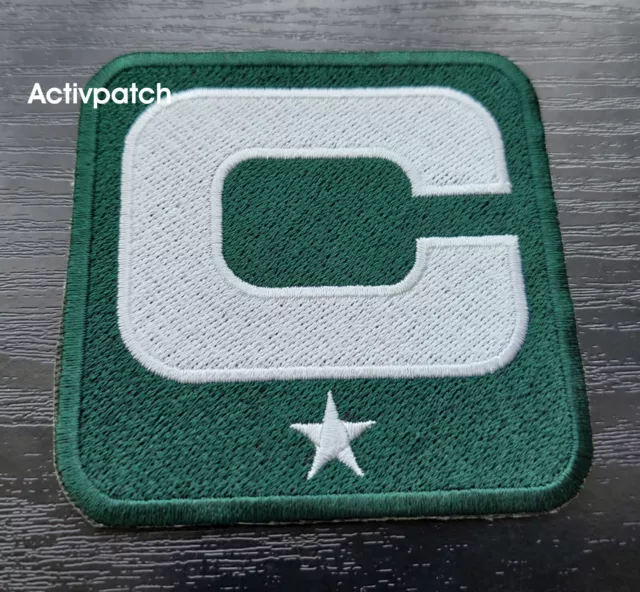 Green Packers Captain C Patch 1 star white NFL Football USA Sports Superbowl sew