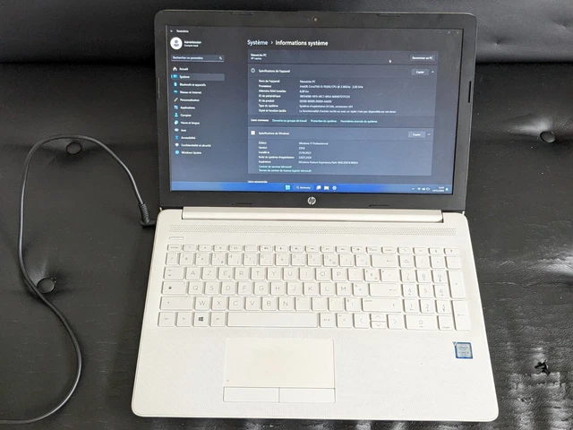 HP 15-da0018nf 39,6 cm (15.6") Full HD Intel® Core™ i3 i3-7020U-8GO