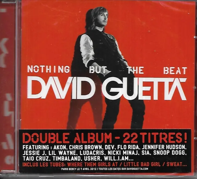 DOUBLE CD 22 TITRES DAVID GUETTA NOTHING BUT THE BEAT feat SIA NEUF SCELLE 2011