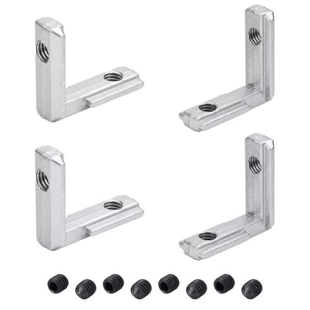90 Degree Corner Right Angle Brackets Brace Joint With Screws Length 26-38mm