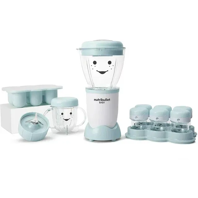 Baby Food Blender, 32-oz, Blue, NBY-50100