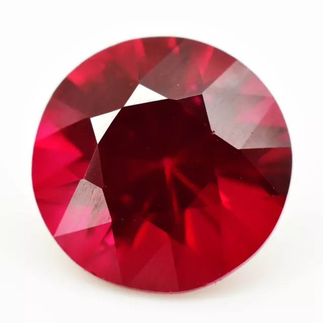 8-10 Cts Natural Blood Red Mozambique Ruby Brilliant Cut Certified RARE Gemstone