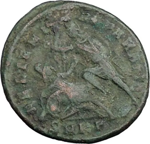 CONSTANTIUS GALLUS 351AD Roman  Ancient Coin BATTLE Horse man i33048