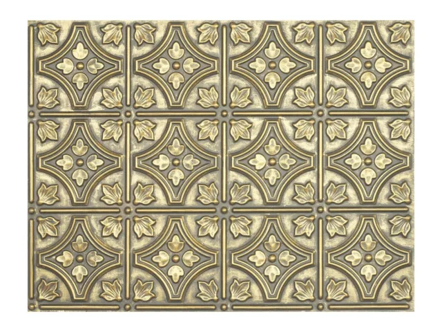 paint finish Vintage artistic ceiling tile 3D wall panelPLB10 ancient gold 10pcs
