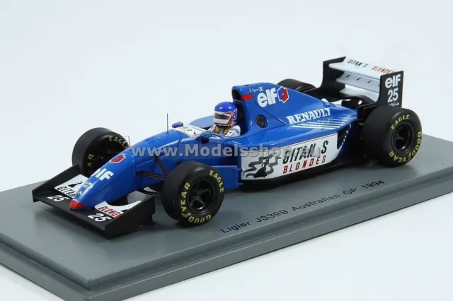 Spark SPAS7405 Ligier JS39B No.25 Australian GP 1994 Franck Lagorce