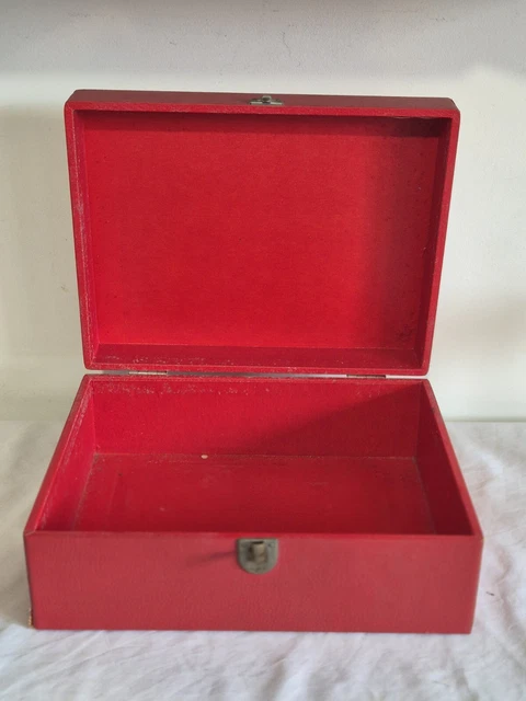 Grande Boîte à Bijoux Ancienne Avec Musique Et Réveil - à Réviser, En Bon état Général