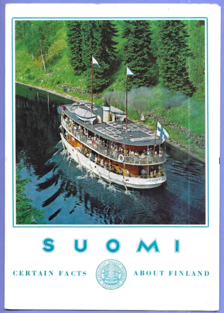 Vintage Soumi Finland Travel Tourist Brochure Facts 1964