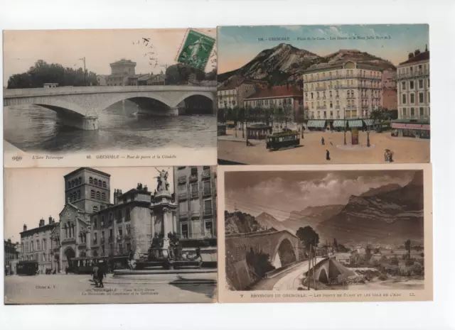 CPA GRENOBLE(Isère).Lot de 35 cartes.