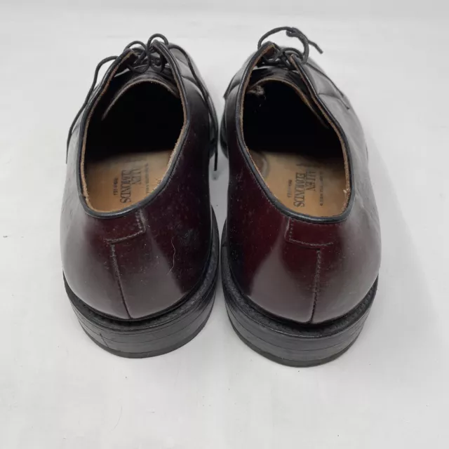 ALLEN EDMONDS MEN'S 10 Leeds Brown Oxford Dress Shoes $114.99 - PicClick