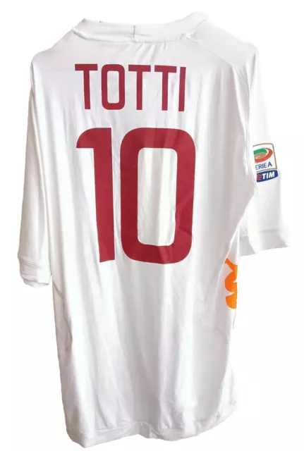 Totti Francesco Maglia Away Roma 2011/2012 Match Worn Issued Serie A Kappa Shirt