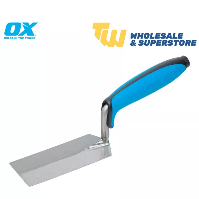 Ox Tools Pro cazzuola margine 125 mm x 50 mm 5"" x 2"" acciaio al carbonio resistente Duragrip