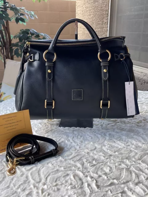 Dooney & Bourke Raleigh Medium Satchel (BLACK)