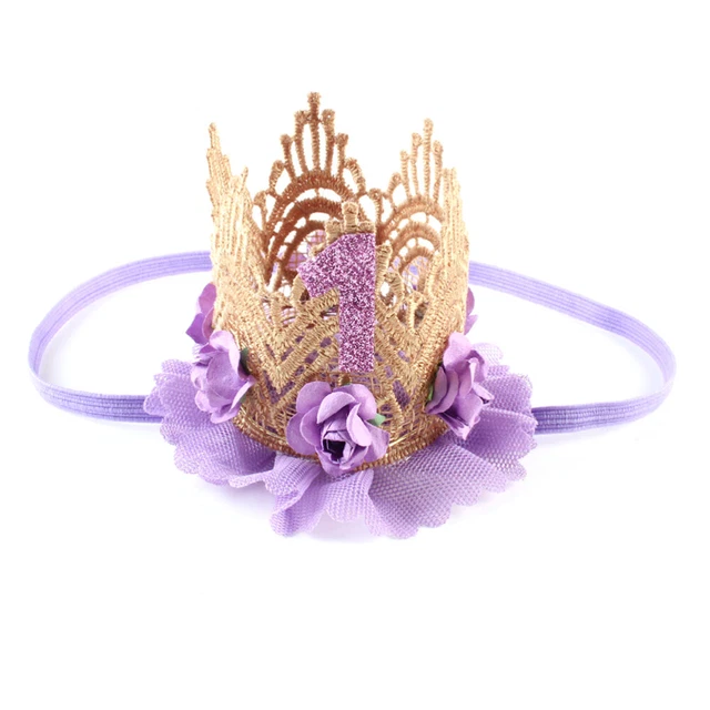 Decorazioni primo compleanno bambini decorazione capelli principessa