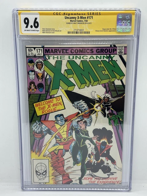 UNCANNY X-MEN #171 CGC SS 9.6 NM+ Key Rogue Joins X-Men, Signed by Walt Simonson