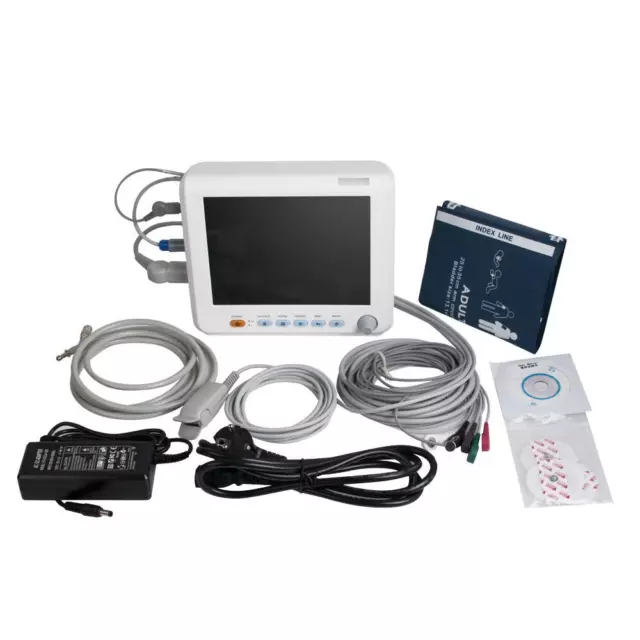 Carejoy 8 Portable ICU CCU Patient Monitor - Monitor Signs ECG NIBP RESP