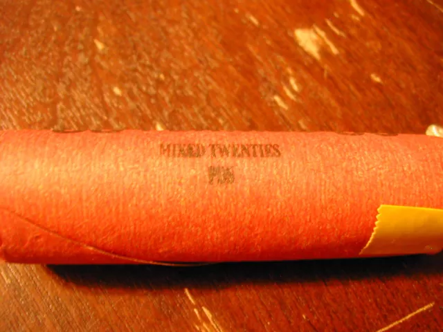 LINCOLN WHEAT CENT PENNY ROLL 1920-29 PDS mixed dates/mints GREAT MIX TWENTIES!