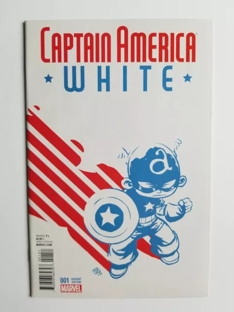 Captain America White #1 (2015 Marvel Comics) Skottie Young Variant Cover VF/NM
