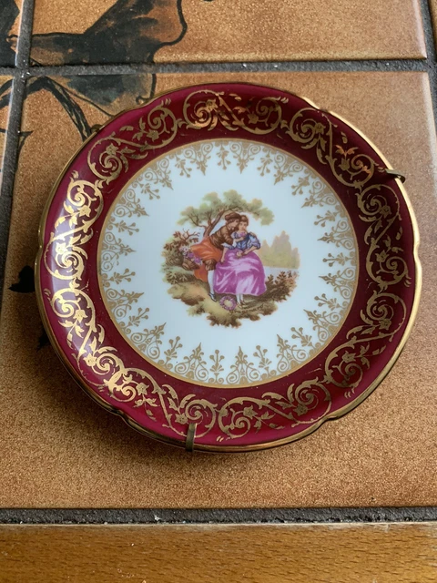 ASSIETTE PLATE PORCELAINE Bernardaud Limoges modèle Louis XV EUR 18,15