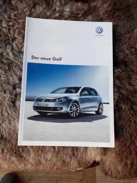 Orig. Prospekt Broschüre VW Volkswagen DER NEUE GOLF 10/08 mit Zubehör.