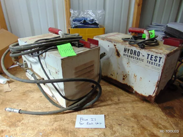 (1) General Pump Hydro Test Hydrostatic Tester 6334-350 (1) General Pump Hydro Test Hydrostatic Tester 6334-350