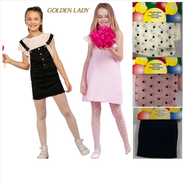 COLLANT BAMBINA SALTALLEGRO Calza Fantasia A Pois Semivelata