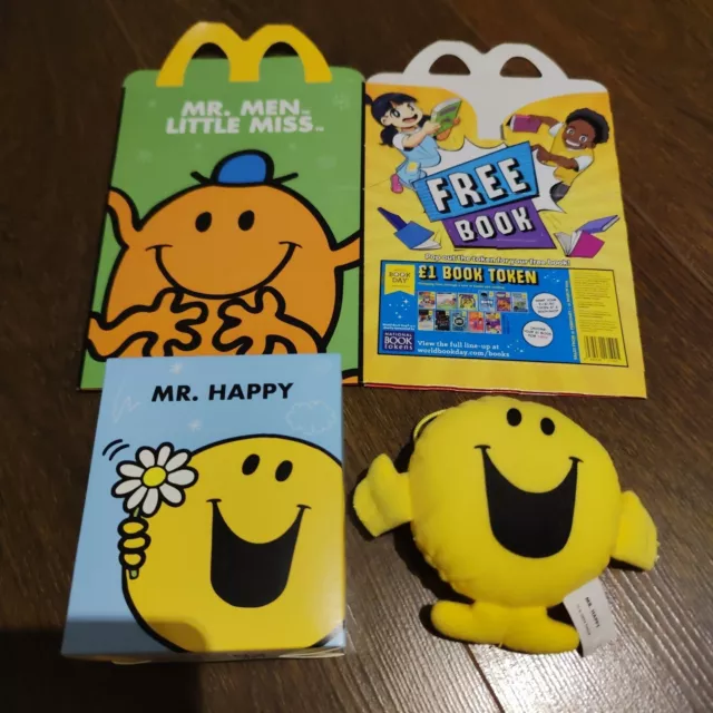 MCDONALD'S HAPPY MEAL 2024 Toy Mr Men Little Miss Mr. Happy With Box £8