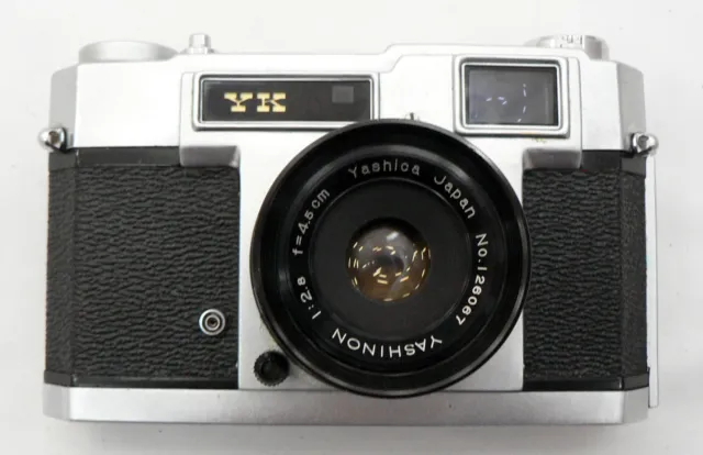 Yashica YK 35mm Rangefinder Camera & Yashinon 45mm F2.8 Lens *FILM TESTED*