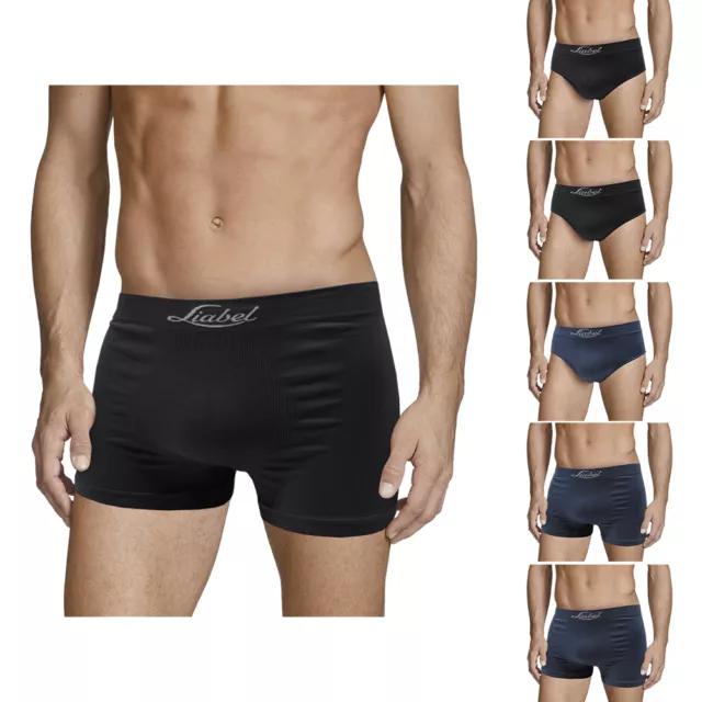 Set 6 Pezzi Boxer / Slip MICROFIBRA Liabel Uomo Assortito Taglie S/M L/XL DD