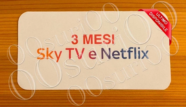 Sky TV + Netflix + Sky Cinema 3 Months with Decoder 3 Months Sky Open Subscription Sky TV + Netflix + Sky Cinema 3 Months with Decoder 3 Months Sky Open Subscription
