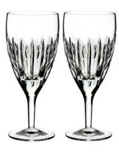 NEW Waterford (2) MARA Crystal ICED BEVERAGE GLASS - SET OF (2) Glasses - NIB