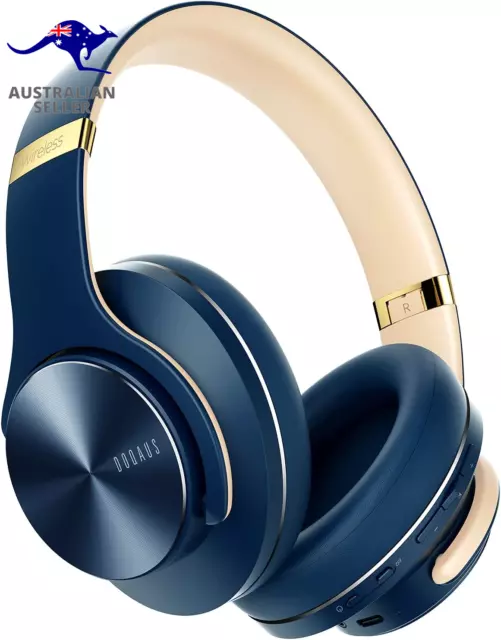 Bluetooth Headphones Wireless Headphones 52 Hours Playtime Foldable Headset AU