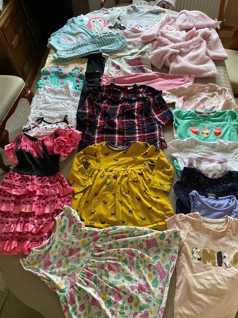 Little Girls Huge Joblot 5 Clothes Age 2-3 Years Great Condition