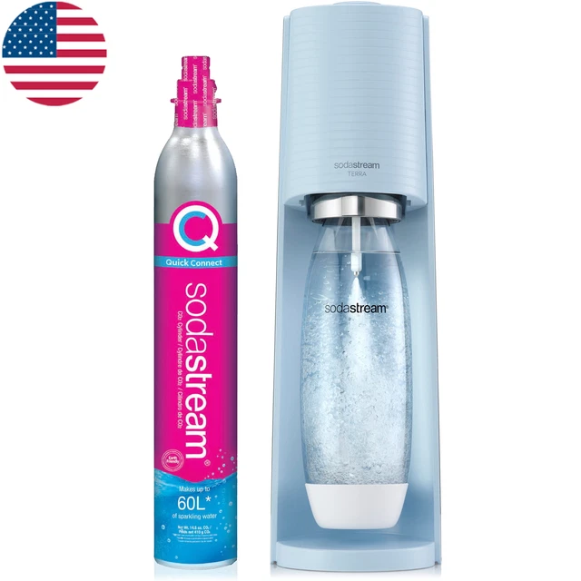 WATER MAKER MACHINE Sparkling CO2 Manual Carbonation Quick Plastic