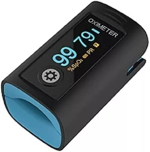 Wellue Pulsoximeter Finger Sauerstoff SpO2 Blut Messgerät Oximeter Puls PC-60f