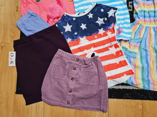 #A66 Enorme pacchetto di vestiti per ragazze 8-9 anni NEXT GEORGE RIVER TU M&S F&F PRIMAR 3