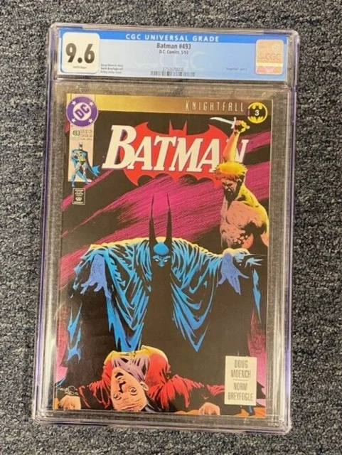 1993 BATMAN #493: KNIGHTFALL Part 3, CGC 9.6