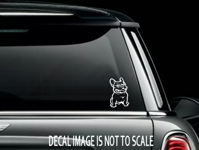 French Bulldog Vinyl Car Truck Window Decal Bumper Sticker US Seller