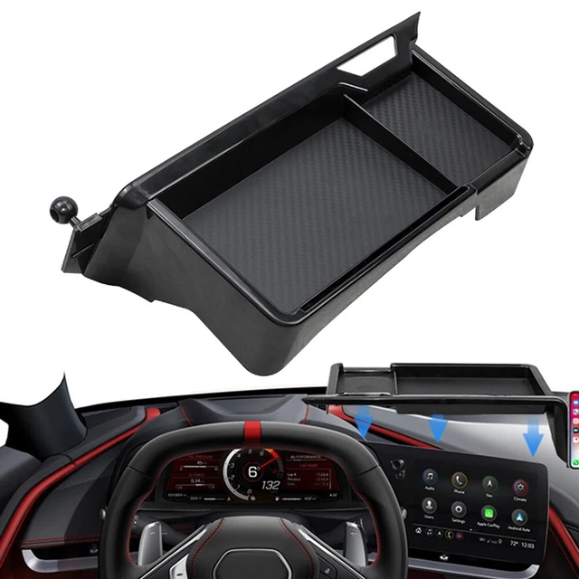 Pannello strumenti per cruscotto auto Accessori interni telaio copertura per corvette C8 2020-2023 (fibra di carbonio