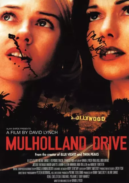 Mulholland Drive PP SIGNED 12" X 8" POSTER David Lynch