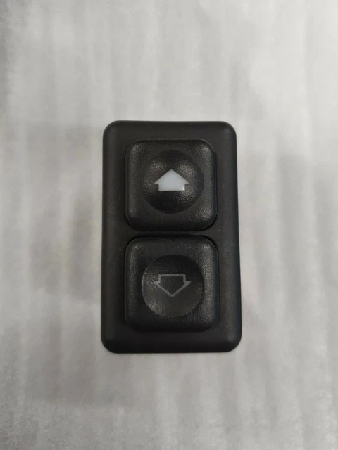 Interrupteur Lève-vitre électrique BMW E30 E28 E24 - 5 Broches, éclairé, Noir - Remplacement Facile - 2 Pièces