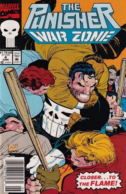 The Punisher: War Zone #4 Newsstand Cover (1992-1995) Marvel Comics