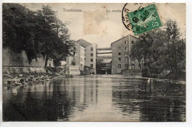 TOMBLAINE - Meurthe et Moselle - CPA 54 - le moulin - lavandieres