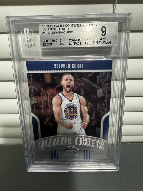 2018-19 panini contenders optic winning tickets #18 STEPH CURRY
