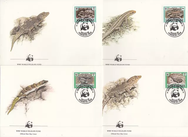 WWF Lot of 20 FDC Cape Verde Honduras Uganda Niger Dominican Republic