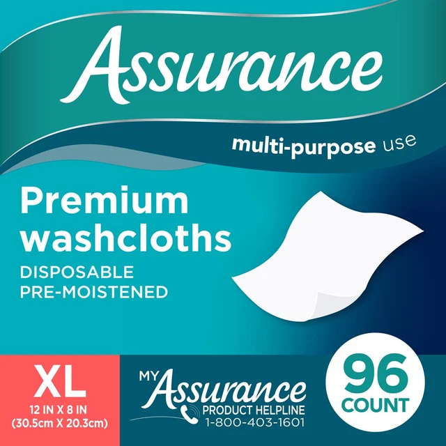 Paños desechables Assurance Premium XL, 96 y 144 quilates