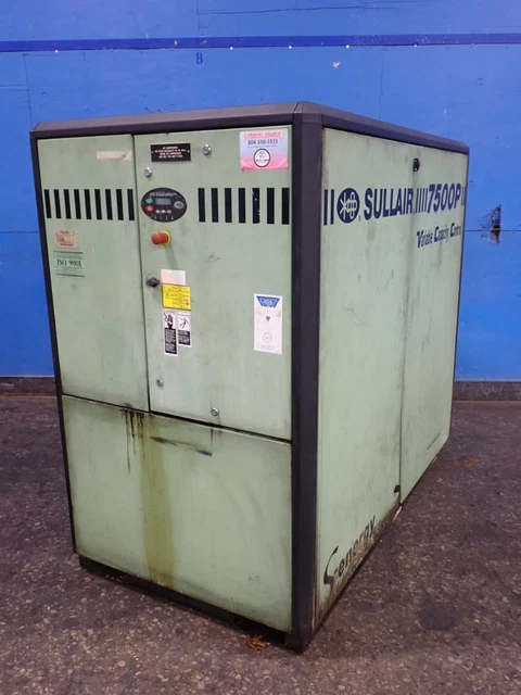 Euc-Sullair 7509Ps/A Air Compressor 100 Hp 12221800001 Euc-Sullair 7509Ps/A Air Compressor 100 Hp 12221800001