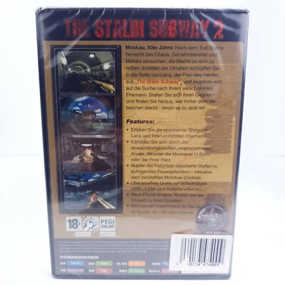 THE STALIN SUBWAY 2 - Red Veil - PC Spiel - 2008 - FSK18