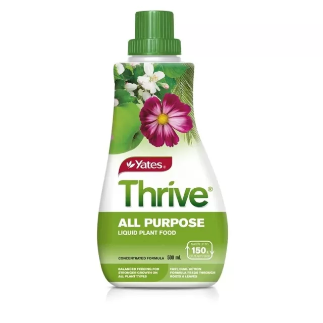 Thrive Yates All Purpose Liquid Concentrate Fertiliser 500ml Plants Shrubs Trees