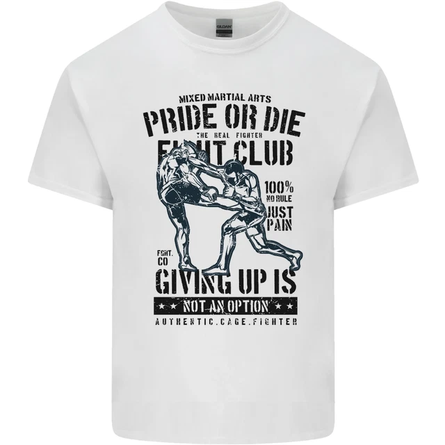 Pride Mma Muay Tailandese Misto Arti Marziali Uomo Cotone T-Shirt Maglietta